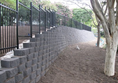 Roma Street Parklands Retaining Wall & Drainage