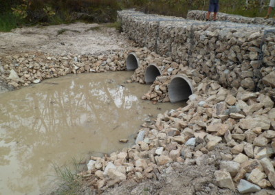 Gabion Basket Pipe Crossing at Wide bay Training Area